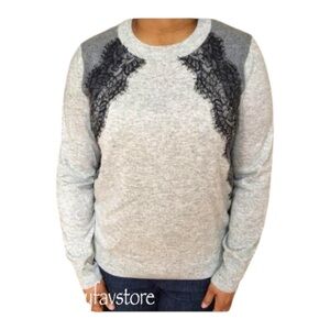 All at once black lace sweater